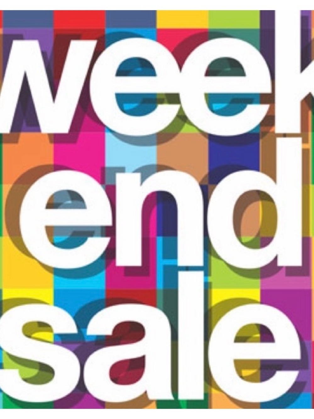 Weekend sale - price drops